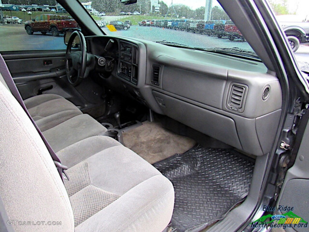 2005 Silverado 1500 LS Regular Cab 4x4 - Dark Gray Metallic / Dark Charcoal photo #14