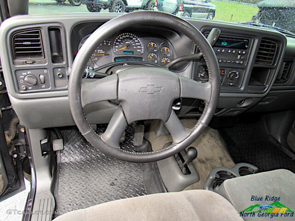2005 Silverado 1500 LS Regular Cab 4x4 - Dark Gray Metallic / Dark Charcoal photo #15