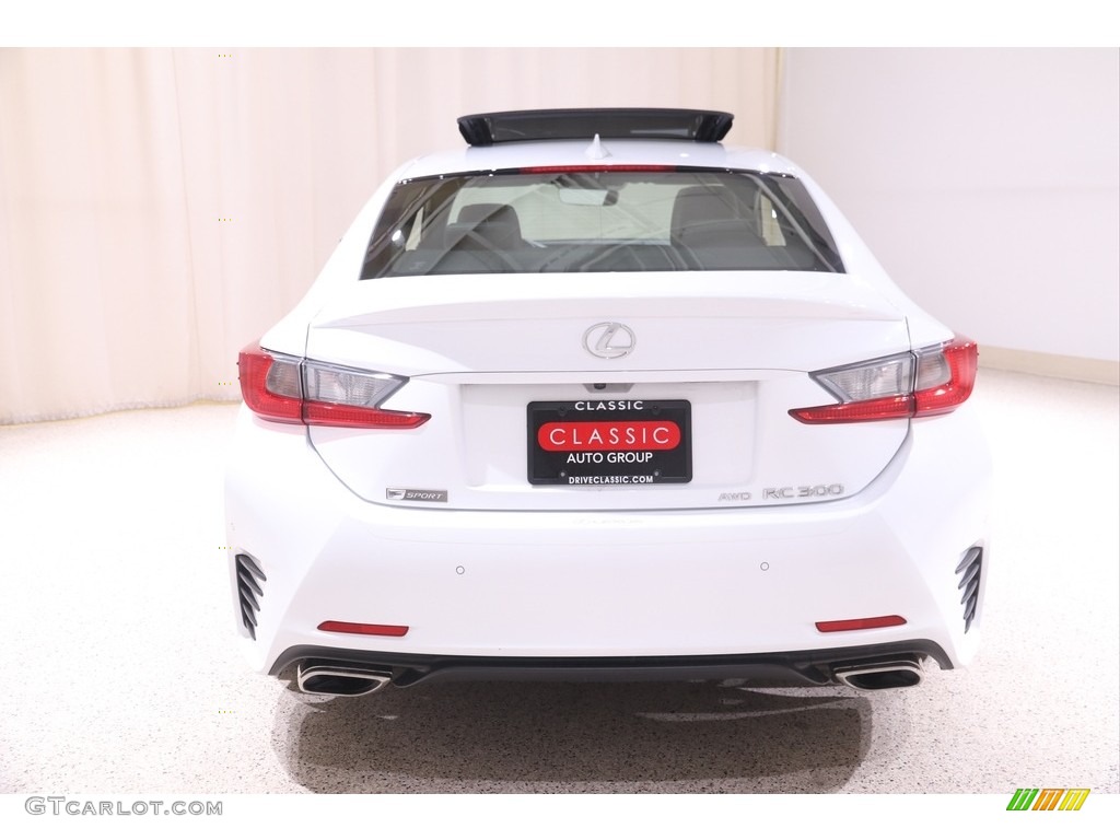 2018 RC 300 F Sport AWD - Ultra White / Black photo #20