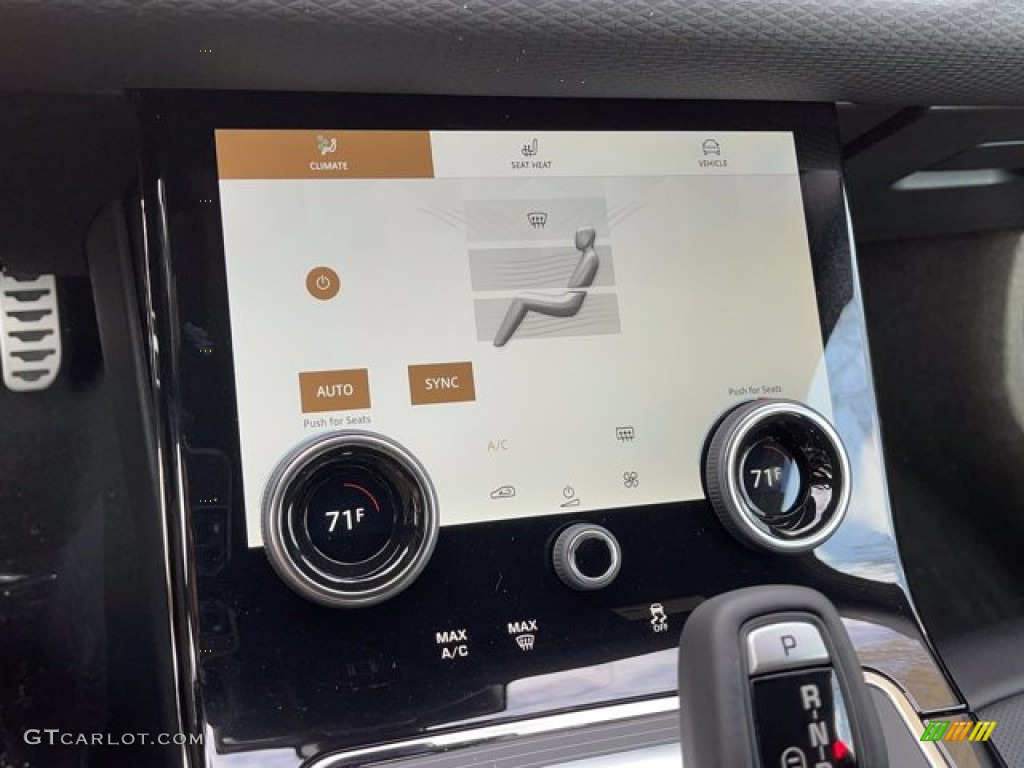 2021 Land Rover Range Rover Evoque S R-Dynamic Controls Photo #141467252