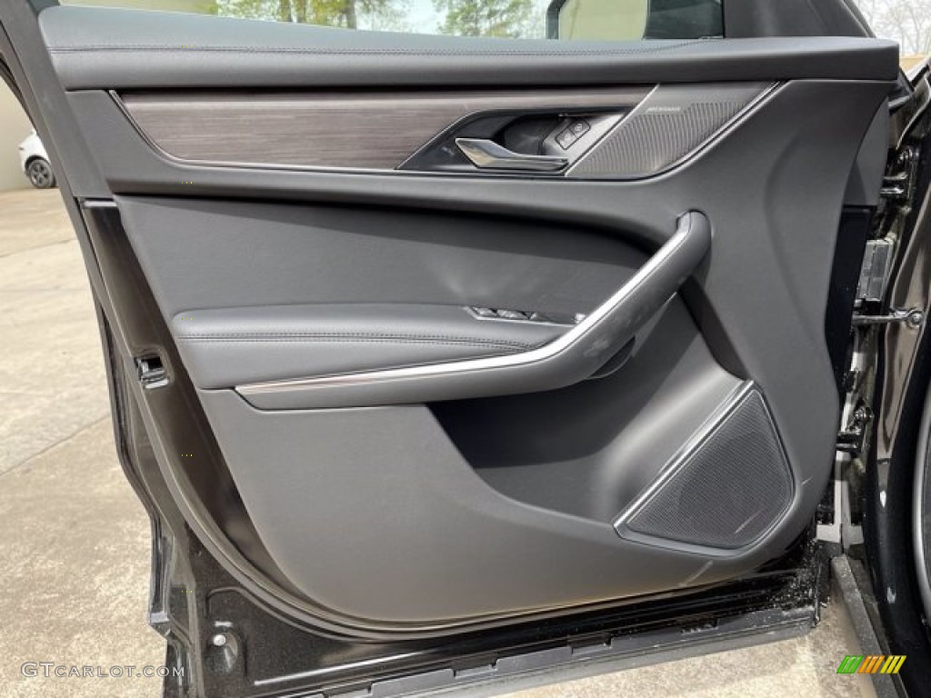 2021 Jaguar F-PACE P250 Ebony/Ebony Door Panel Photo #141467637