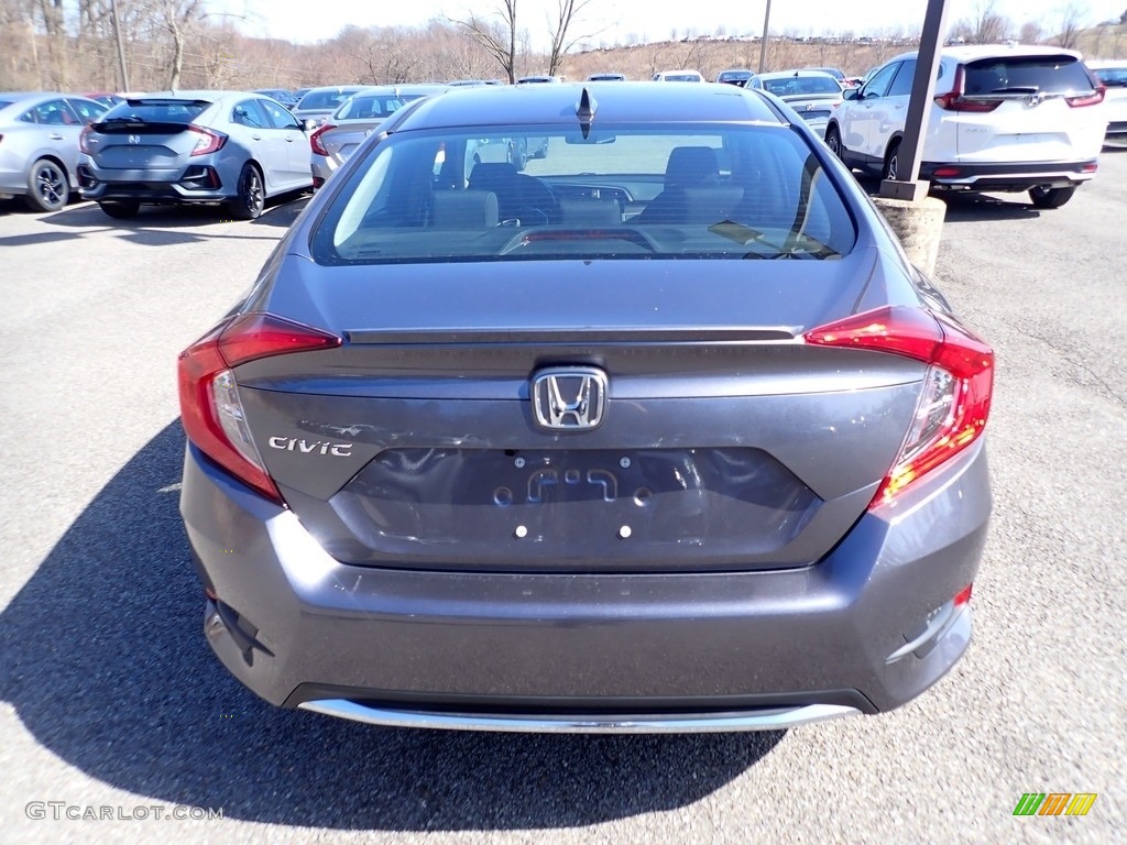 2021 Civic EX Sedan - Modern Steel Metallic / Black photo #4