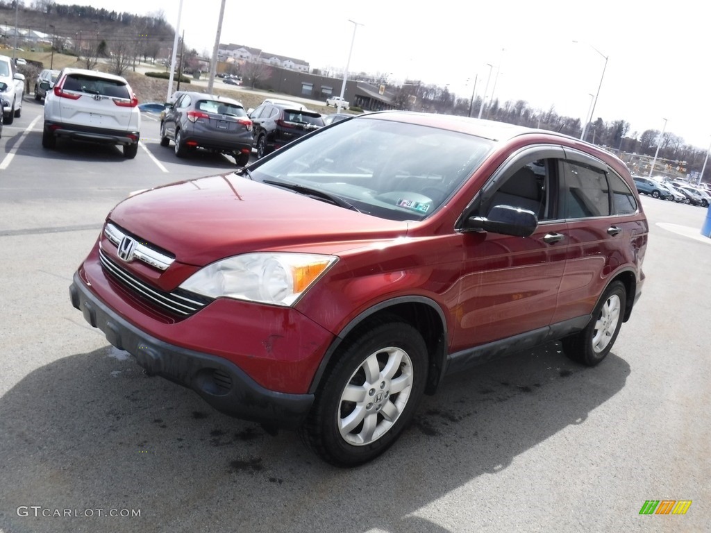 2007 CR-V EX 4WD - Tango Red Pearl / Gray photo #6