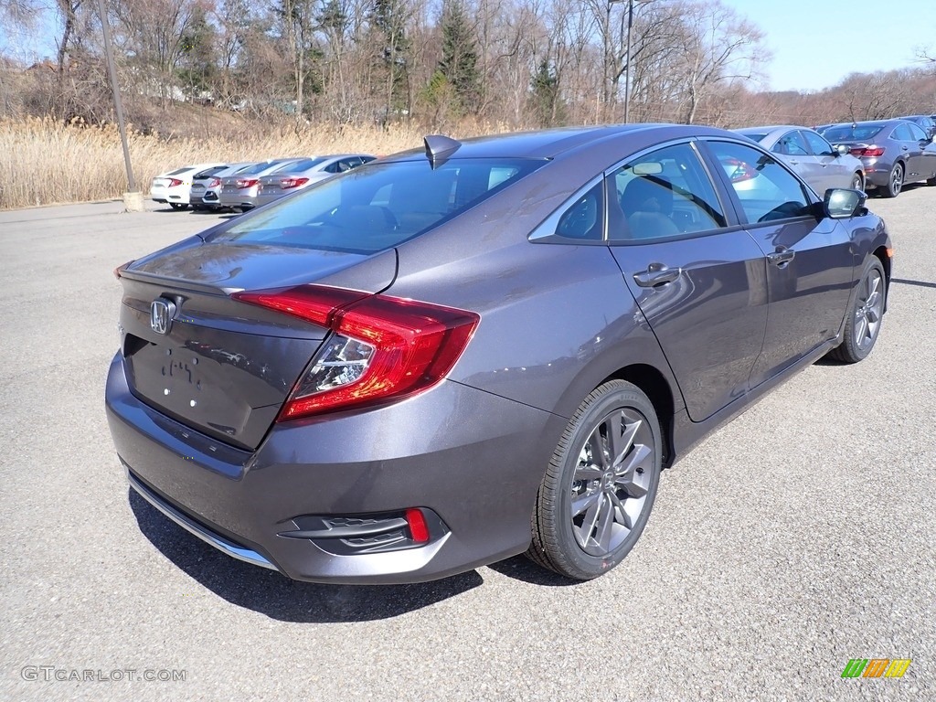 2021 Civic EX Sedan - Modern Steel Metallic / Black photo #5