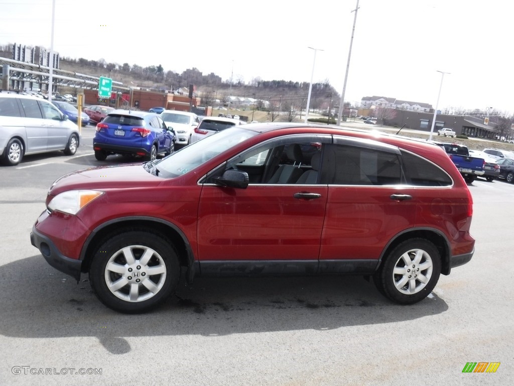 2007 CR-V EX 4WD - Tango Red Pearl / Gray photo #7