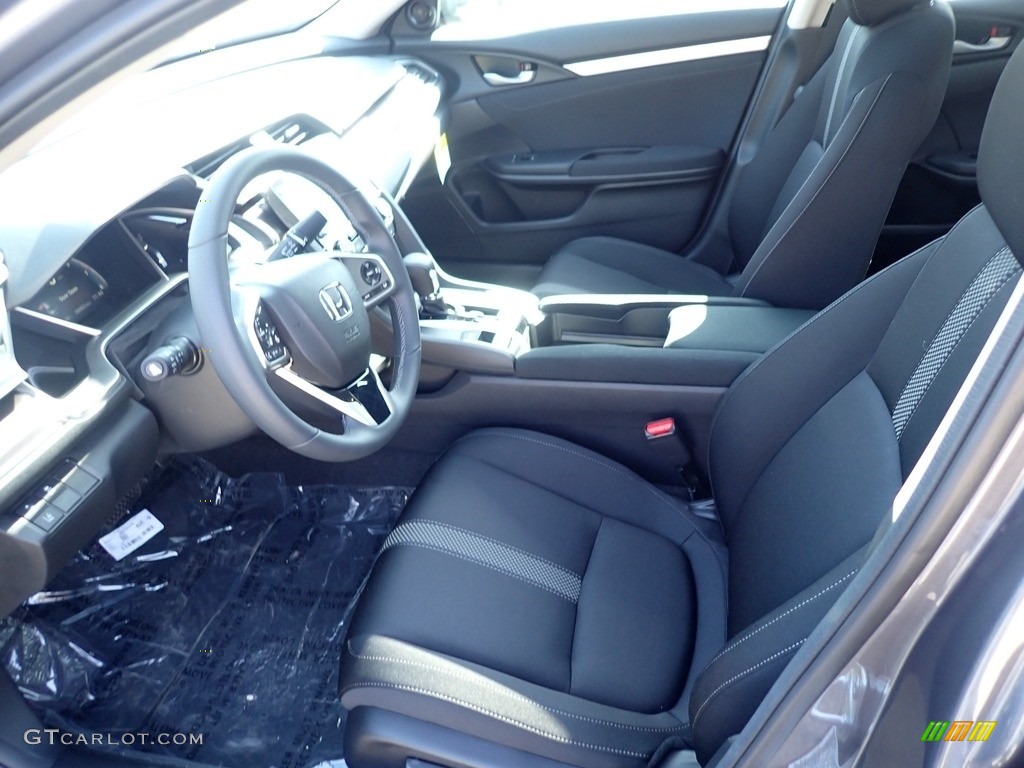 2021 Civic EX Sedan - Modern Steel Metallic / Black photo #8