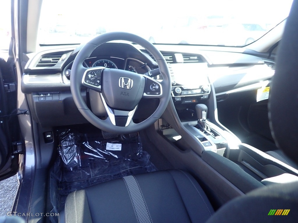 2021 Civic EX Sedan - Modern Steel Metallic / Black photo #10