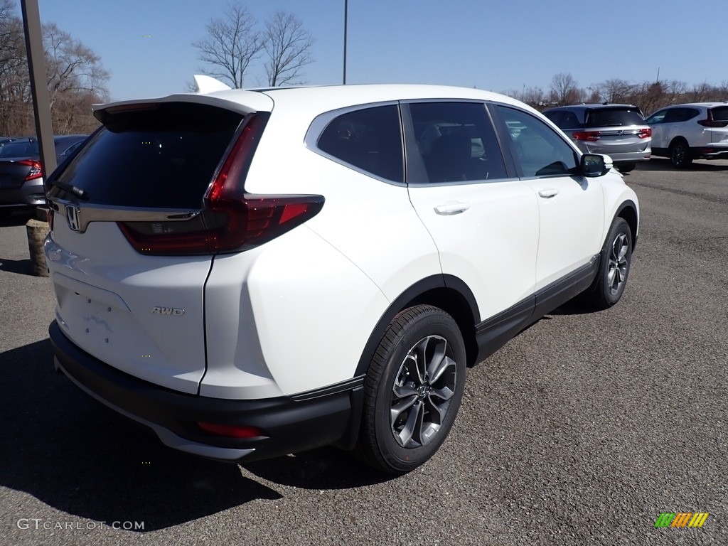 2021 CR-V EX AWD - Platinum White Pearl / Black photo #4