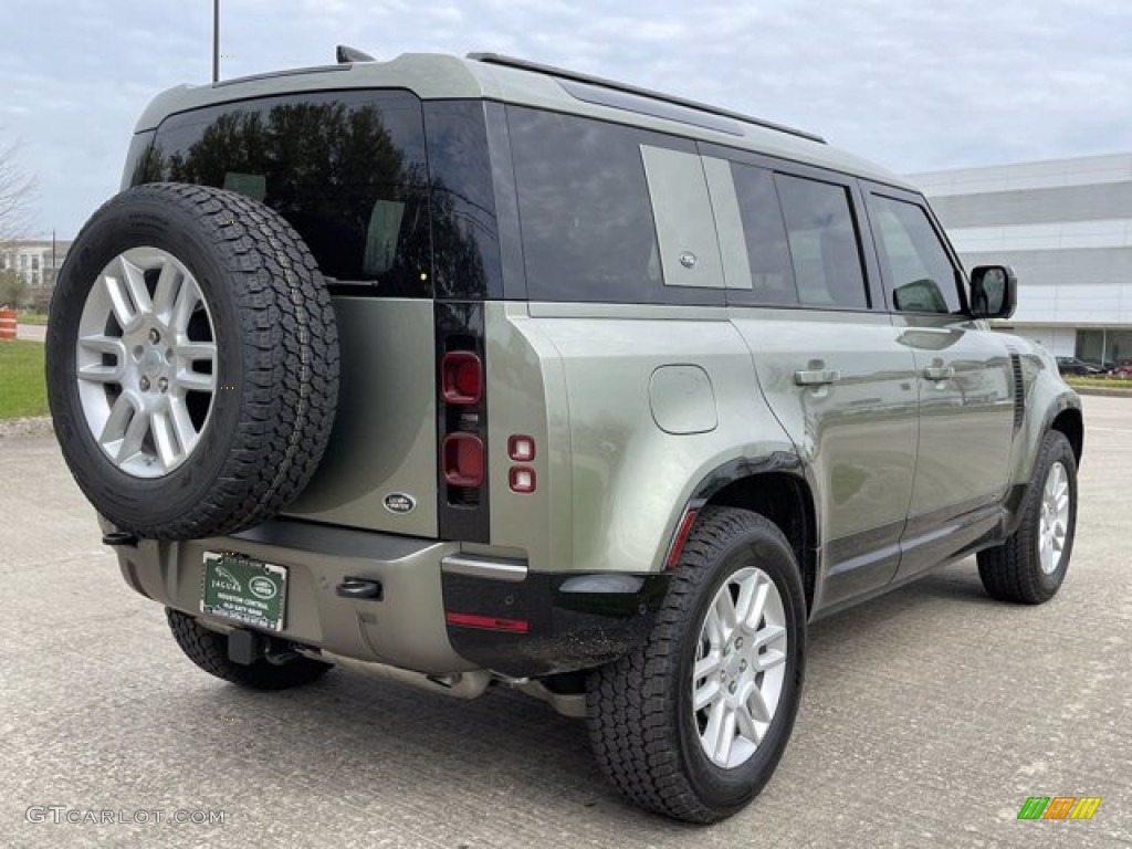 2021 Defender 110 X-Dynamic HSE - Pangea Green Metallic / Khaki photo #3