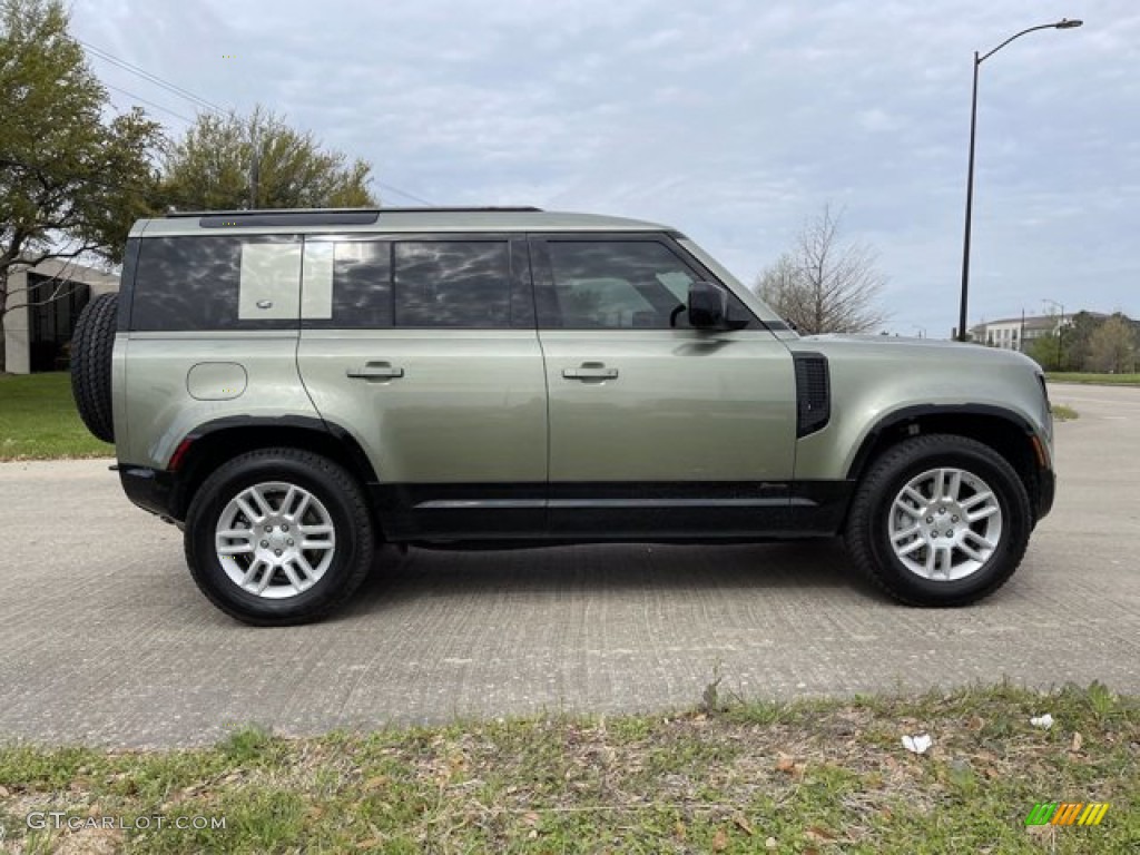 Pangea Green Metallic 2021 Land Rover Defender 110 X-Dynamic HSE Exterior Photo #141469052