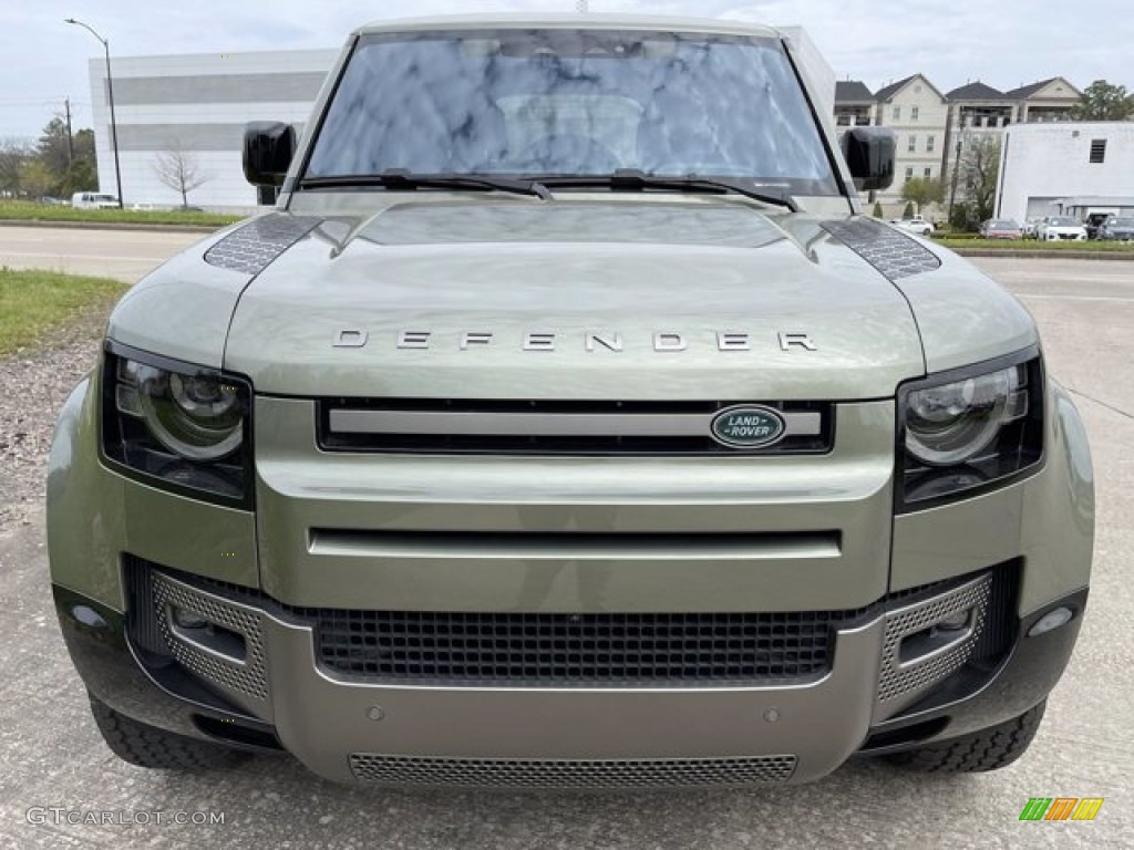 Pangea Green Metallic 2021 Land Rover Defender 110 X-Dynamic HSE Exterior Photo #141469103