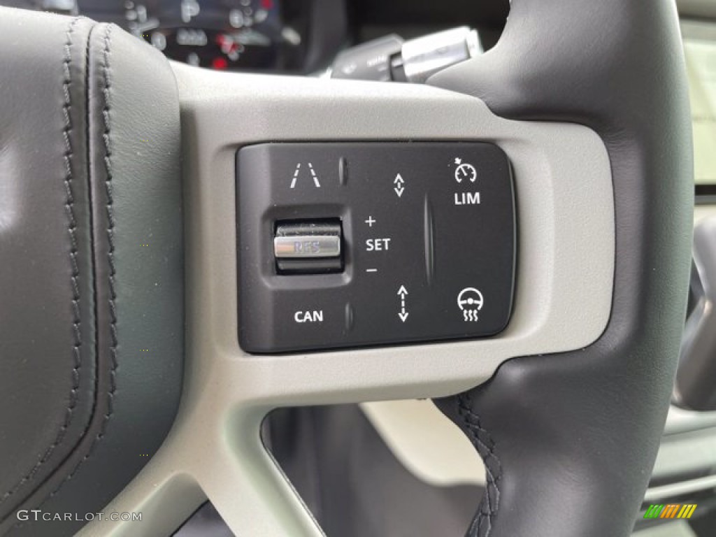 2021 Land Rover Defender 110 X-Dynamic HSE Khaki Steering Wheel Photo #141469293
