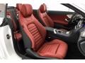 Cranberry Red/Black Front Seat Photo for 2019 Mercedes-Benz C #141469337