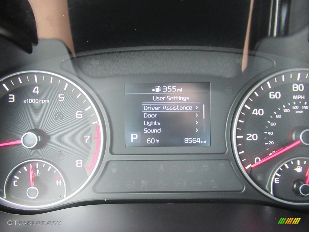 2020 Optima EX Premium - Black / Black photo #16