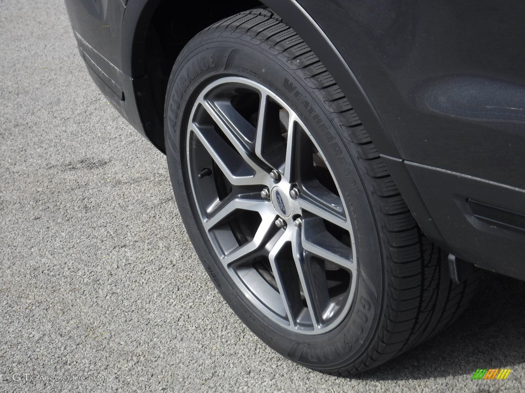 2018 Explorer Sport 4WD - Magnetic Metallic / Ebony Black photo #9