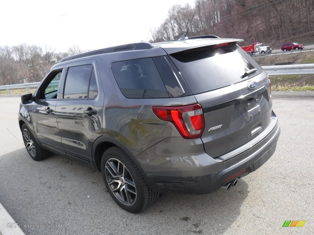 2018 Explorer Sport 4WD - Magnetic Metallic / Ebony Black photo #14