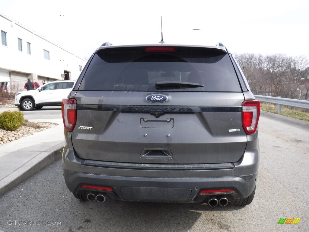 2018 Explorer Sport 4WD - Magnetic Metallic / Ebony Black photo #15