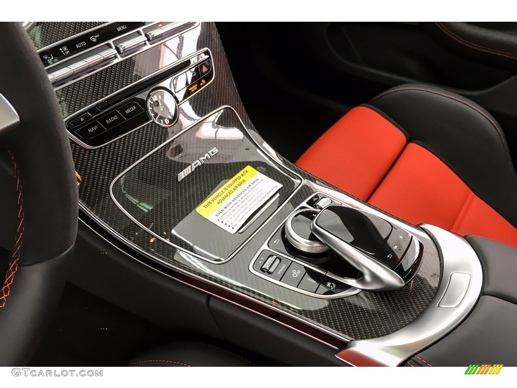 2018 C 63 S AMG Coupe - Obsidian Black Metallic / Red Pepper/Black photo #21