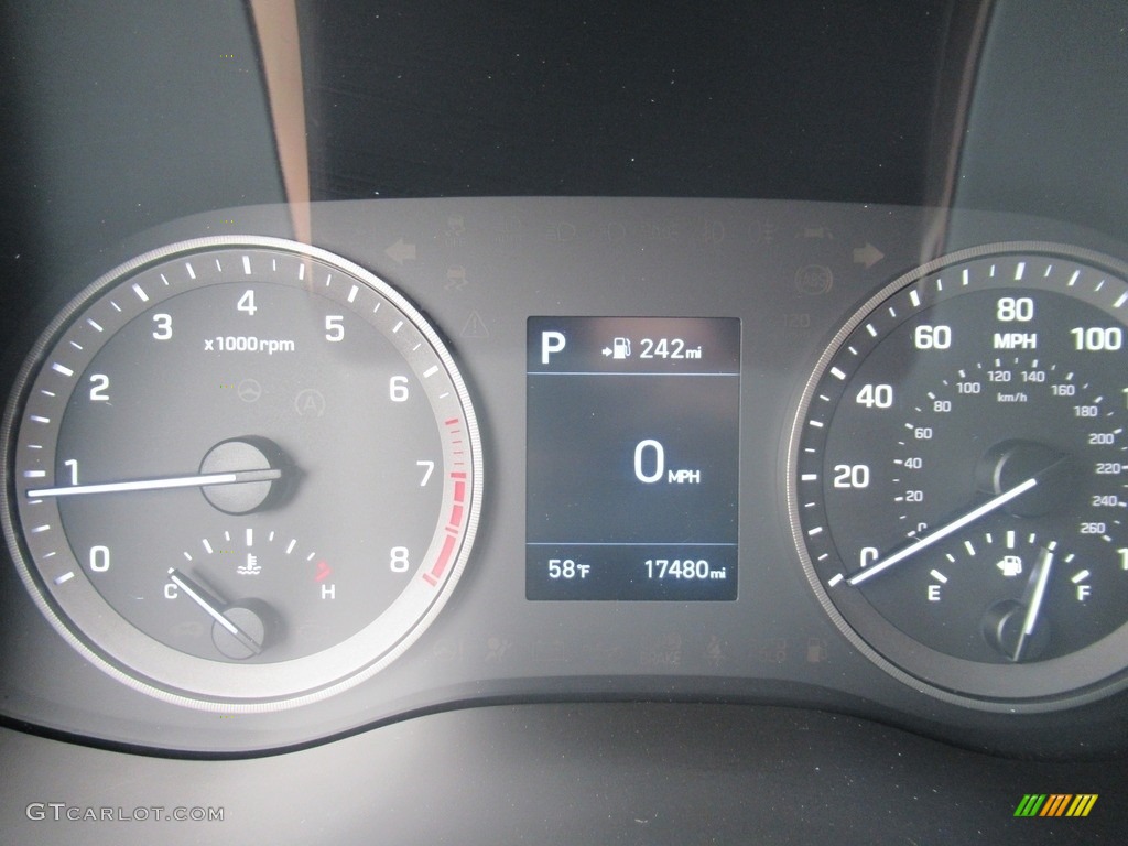 2020 Tucson SEL - Dusk Blue / Beige photo #15