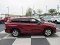 2021 Ruby Flare Pearl Toyota Highlander LE  photo #3