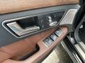 Chestnut Brown/Black 2016 Mercedes-Benz E 400 4Matic Sedan Door Panel