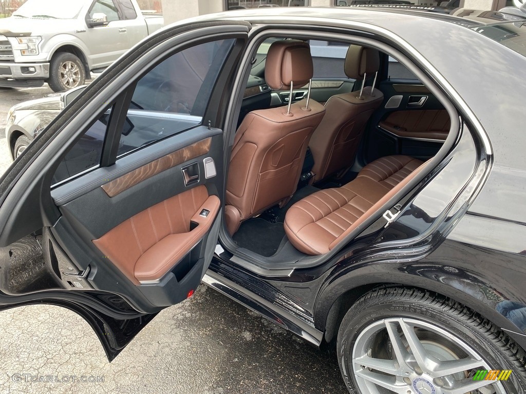Chestnut Brown/Black Interior 2016 Mercedes-Benz E 400 4Matic Sedan Photo #141471230