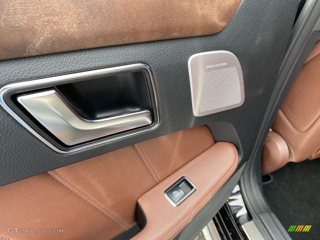 2016 Mercedes-Benz E 400 4Matic Sedan Chestnut Brown/Black Door Panel Photo #141471248