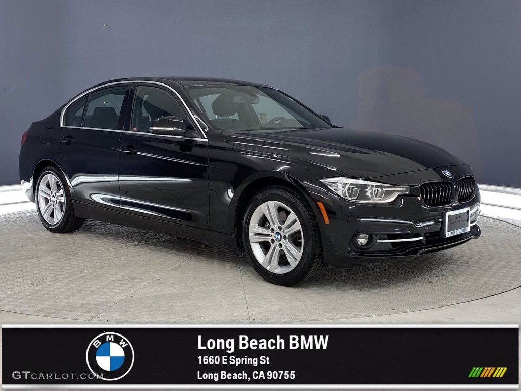 2018 3 Series 330i Sedan - Jet Black / Black photo #1