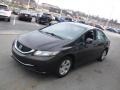 Kona Coffee Metallic - Civic LX Sedan Photo No. 4
