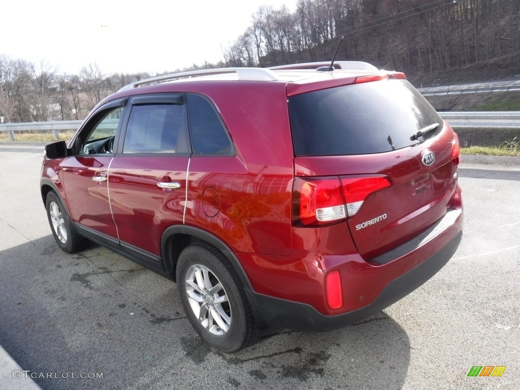 2015 Sorento LX - Remington Red / Black photo #12