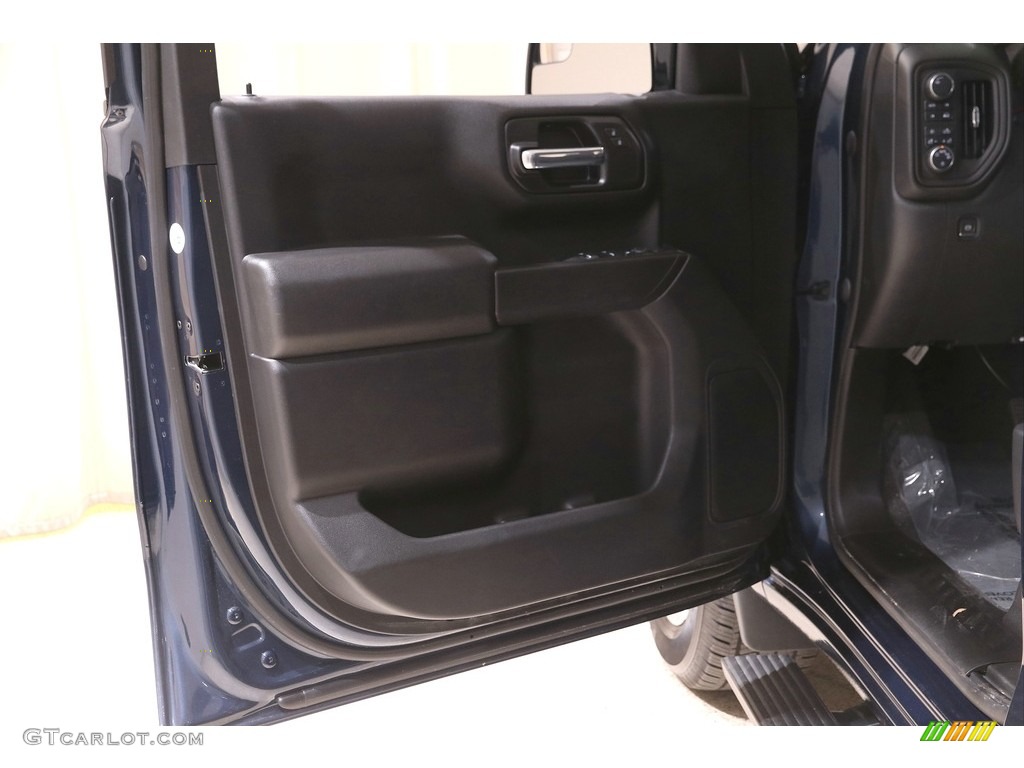 2020 Silverado 1500 Custom Crew Cab 4x4 - Northsky Blue Metallic / Jet Black photo #4