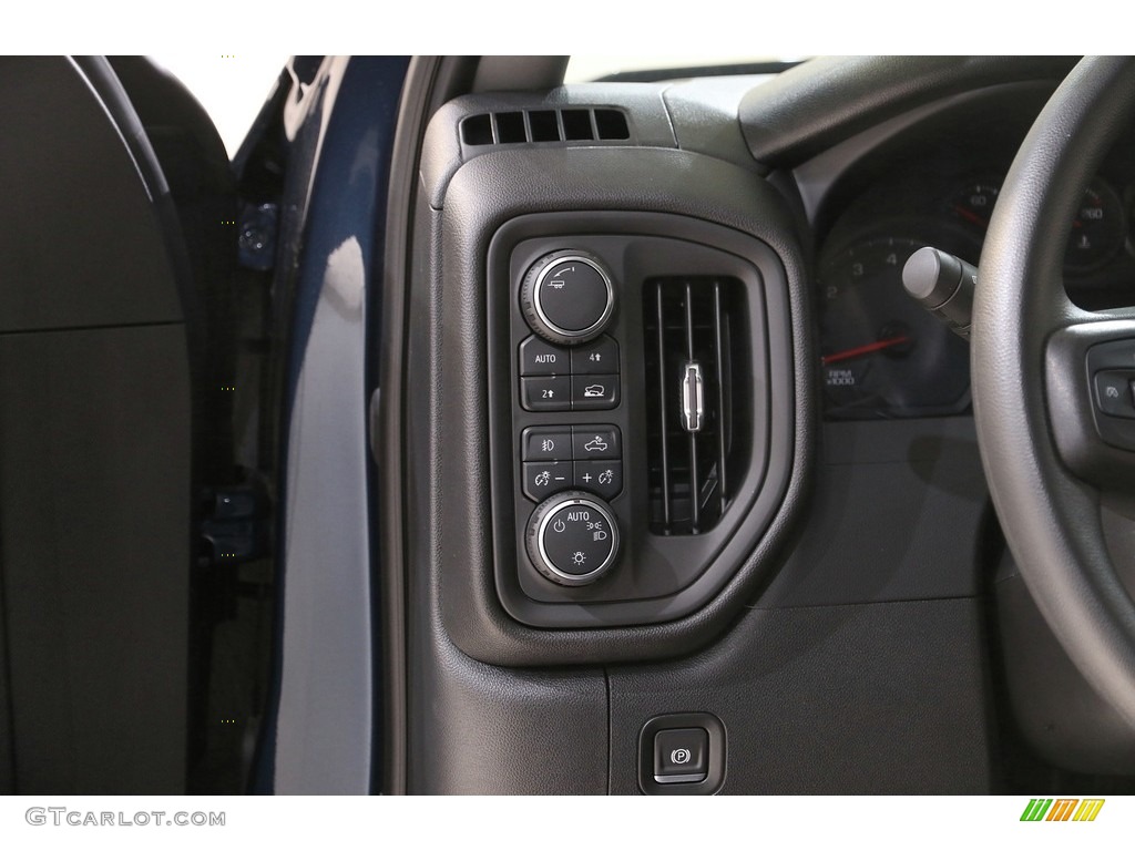 2020 Silverado 1500 Custom Crew Cab 4x4 - Northsky Blue Metallic / Jet Black photo #6