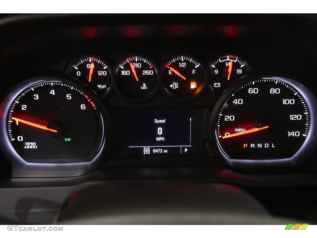 2020 Silverado 1500 Custom Crew Cab 4x4 - Northsky Blue Metallic / Jet Black photo #9