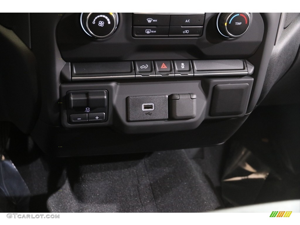 2020 Silverado 1500 Custom Crew Cab 4x4 - Northsky Blue Metallic / Jet Black photo #13