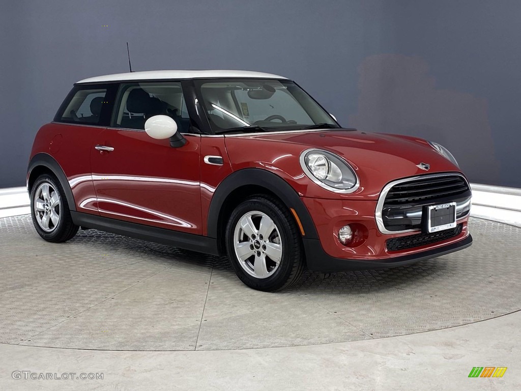 2018 Hardtop Cooper 2 Door - Blazing Red Metallic / Carbon Black photo #1