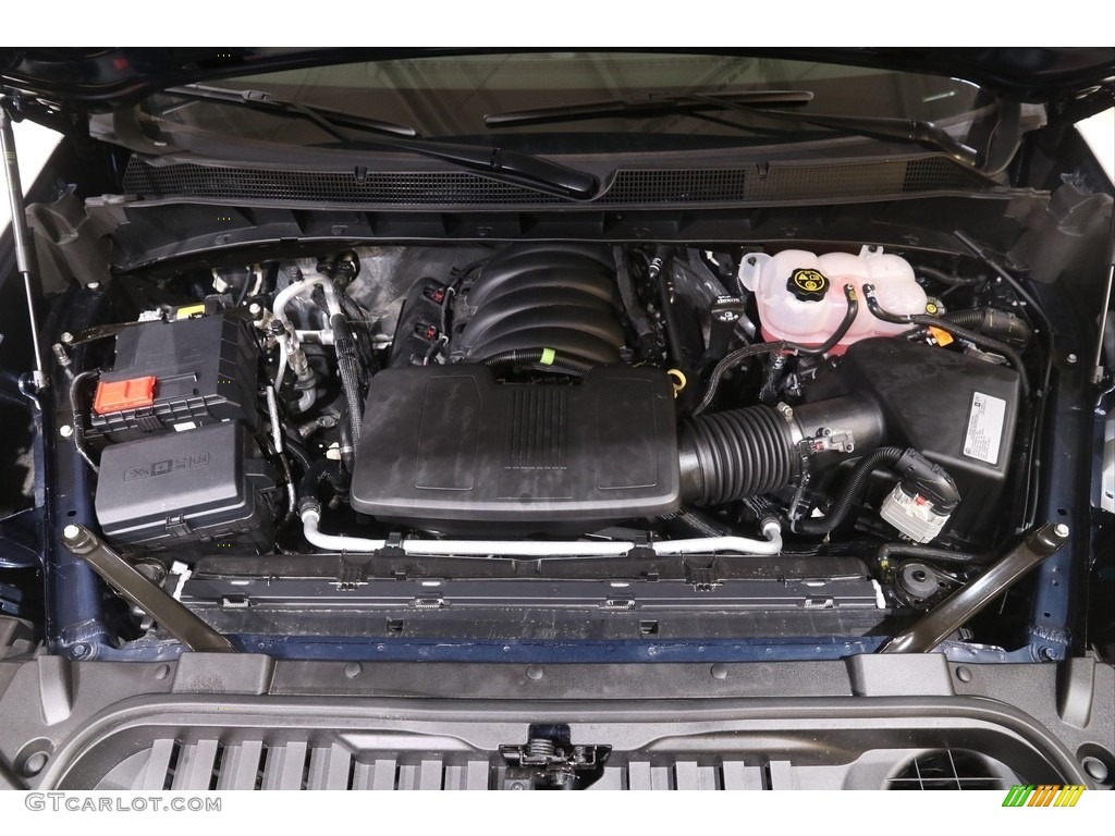 2020 Silverado 1500 Custom Crew Cab 4x4 - Northsky Blue Metallic / Jet Black photo #19