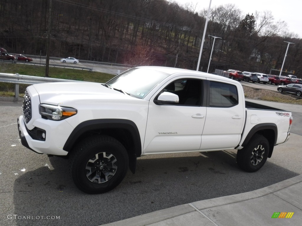 2021 Tacoma TRD Off Road Double Cab 4x4 - Super White / TRD Cement/Black photo #14