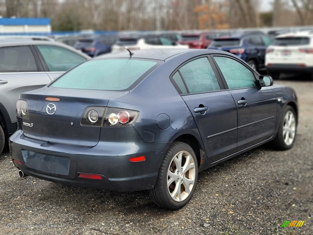 2008 MAZDA3 i Touring Sedan - Metropolitan Gray Mica / Black photo #3