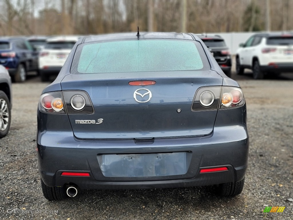 2008 MAZDA3 i Touring Sedan - Metropolitan Gray Mica / Black photo #4