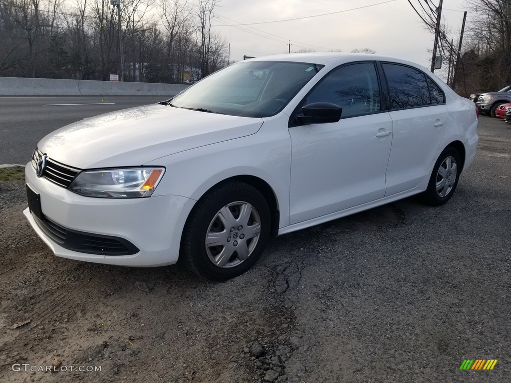 2013 Jetta S Sedan - Candy White / Titan Black photo #8