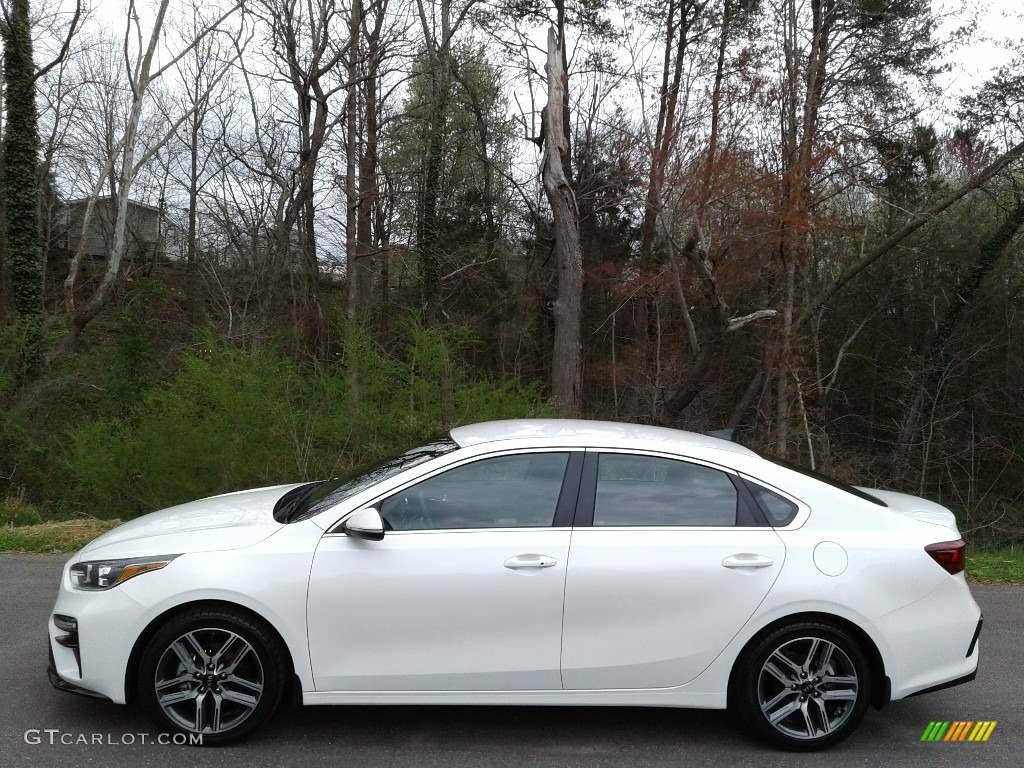 Snow White Pearl 2019 Kia Forte EX Exterior Photo #141477734