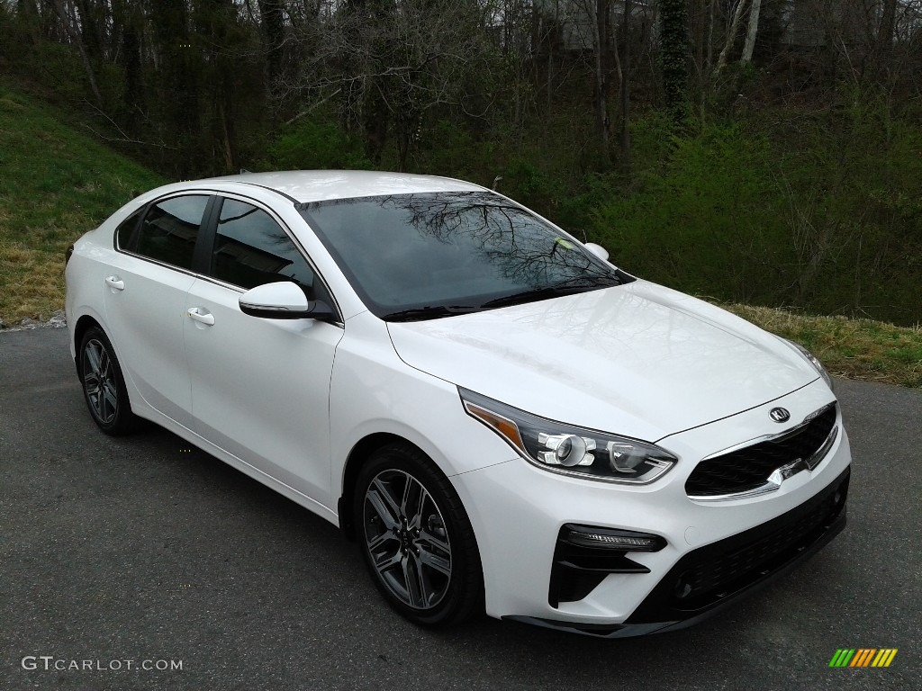 Snow White Pearl 2019 Kia Forte EX Exterior Photo #141477818
