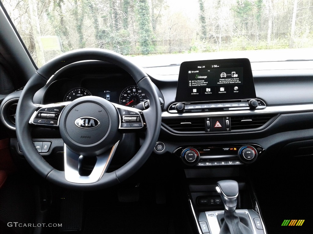 2019 Kia Forte EX Black Dashboard Photo #141478142