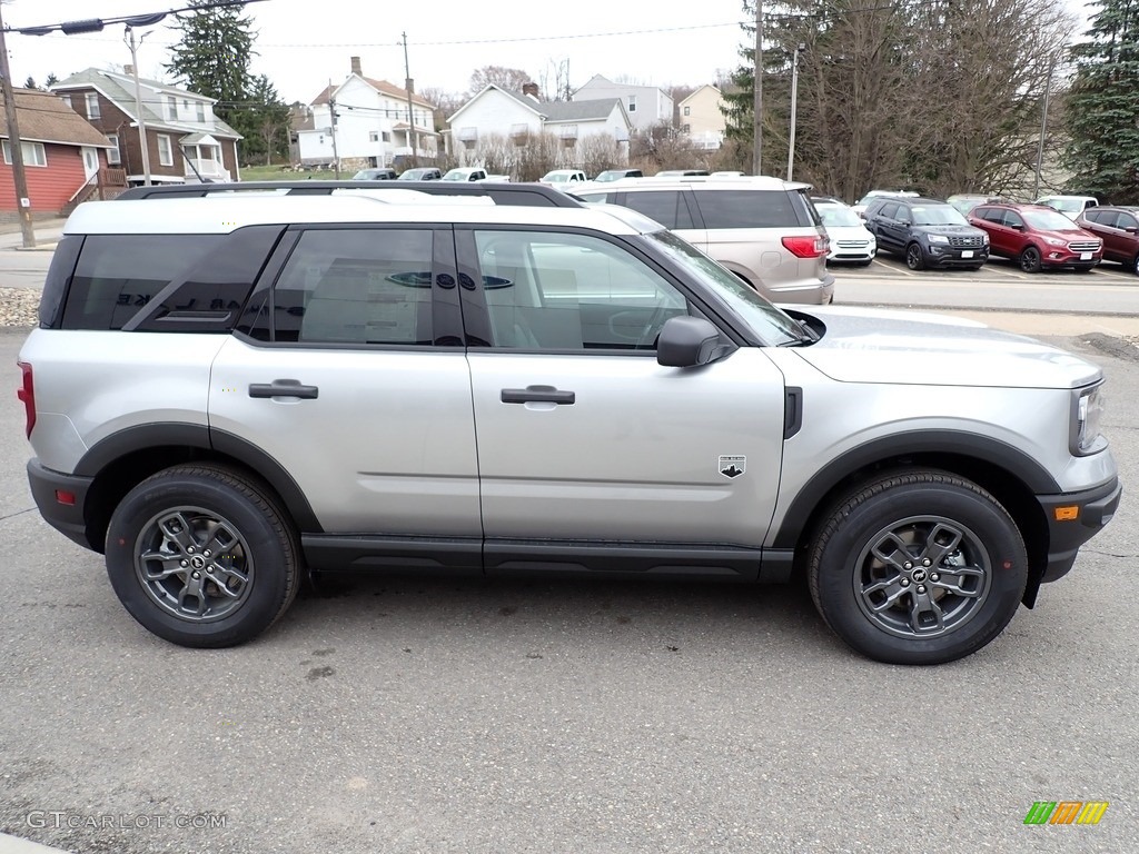 Iconic Silver Metallic 2021 Ford Bronco Sport Big Bend 4x4 Exterior Photo #141478163