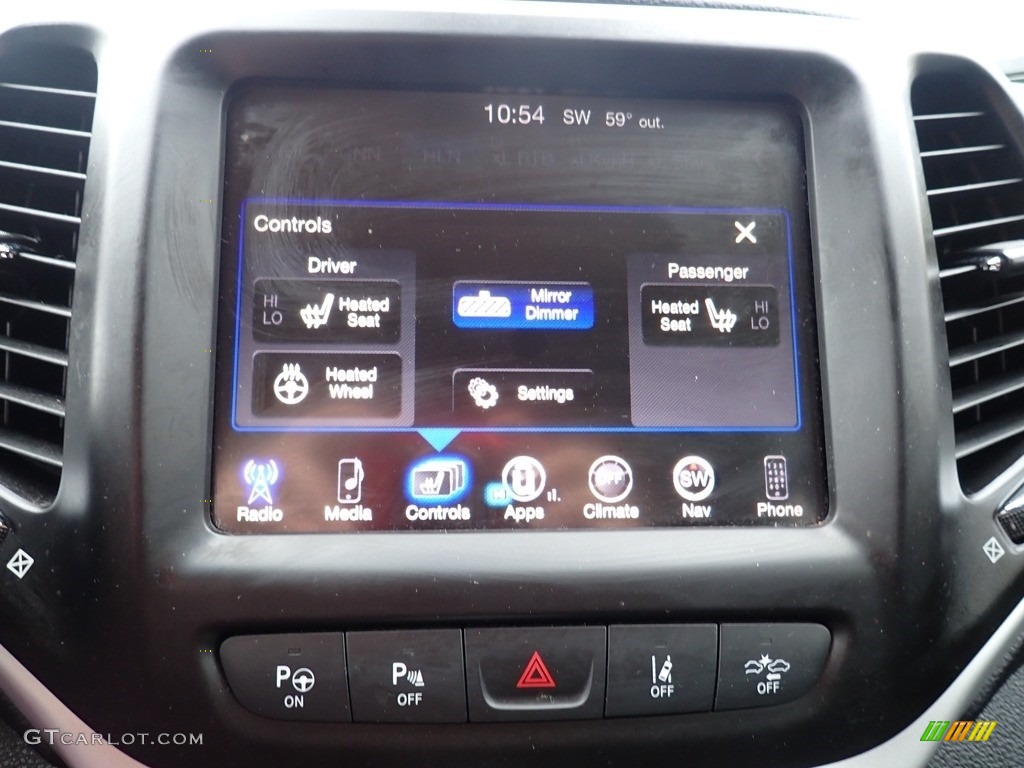 2015 Cherokee Trailhawk 4x4 - Brilliant Black Crystal Pearl / Trailhawk Black photo #41