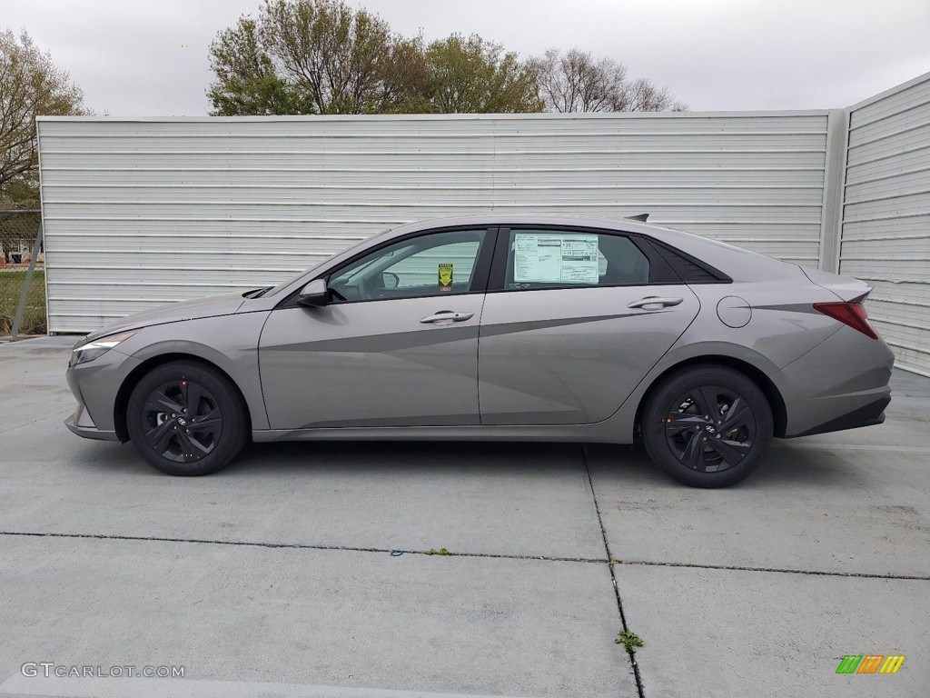 2021 Elantra SEL - Fluid Metal / Black photo #7