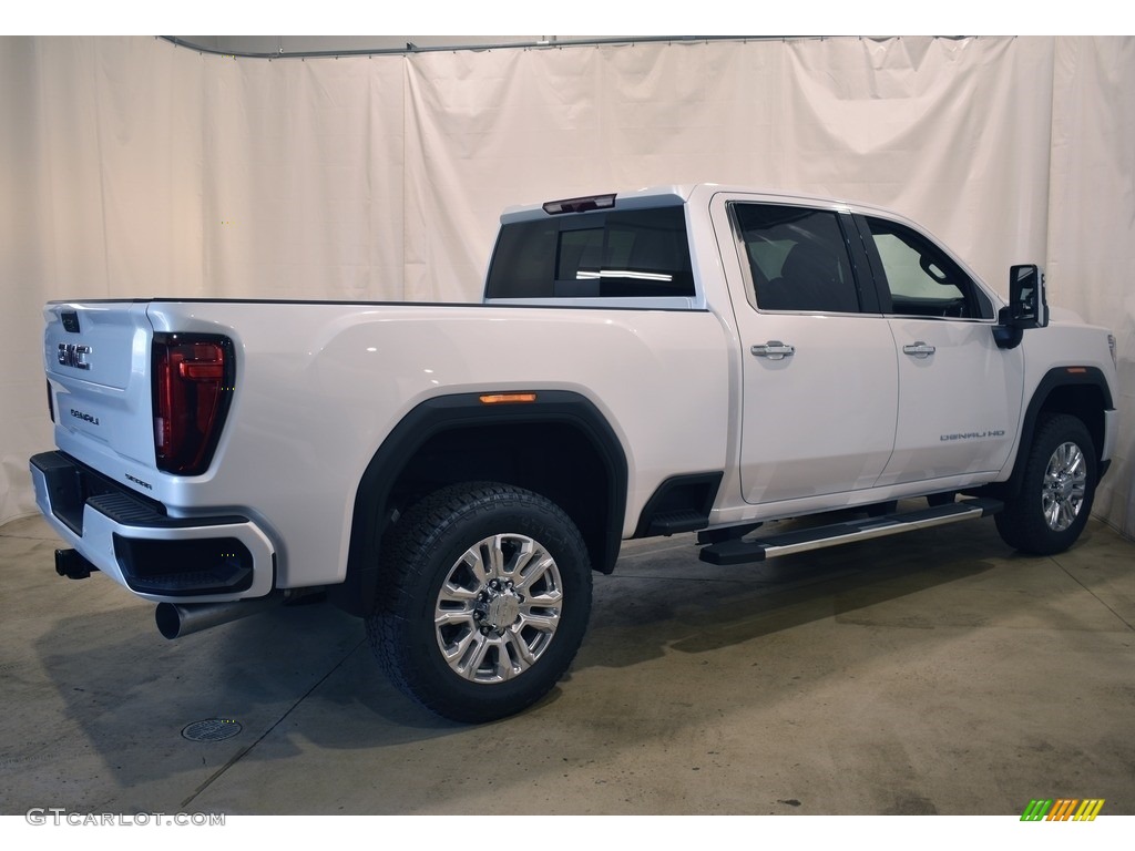 2021 Sierra 2500HD Denali Crew Cab 4WD - White Frost Tricoat / Jet Black photo #2