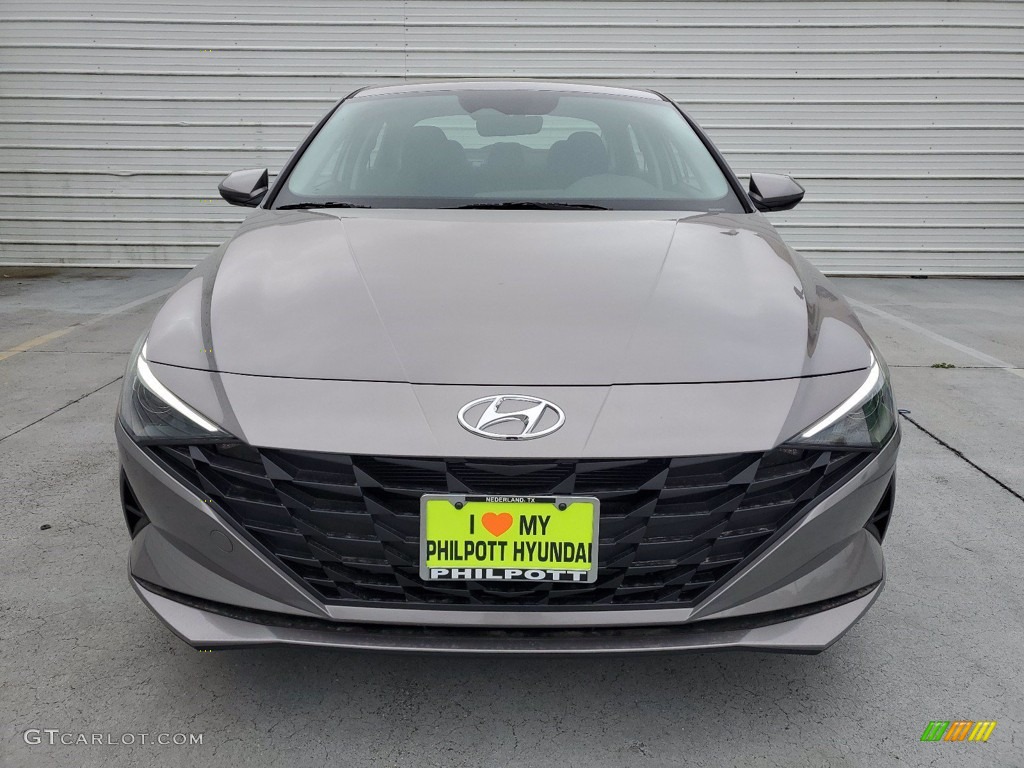 2021 Elantra SEL - Fluid Metal / Black photo #9