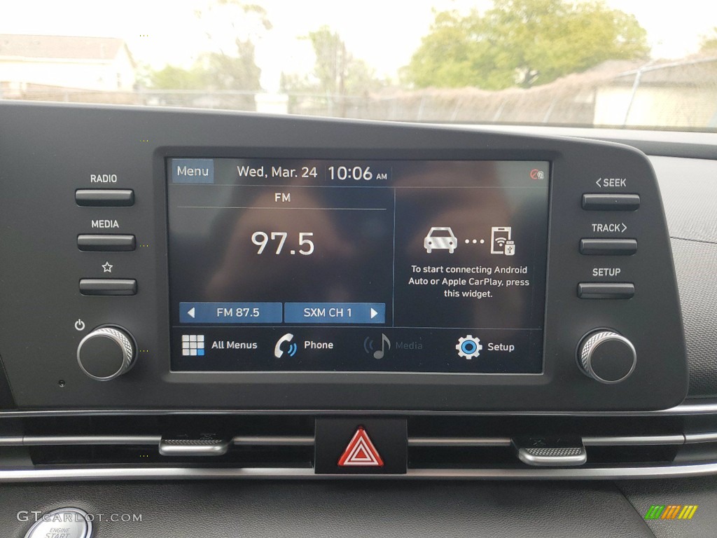 2021 Elantra SEL - Fluid Metal / Black photo #19