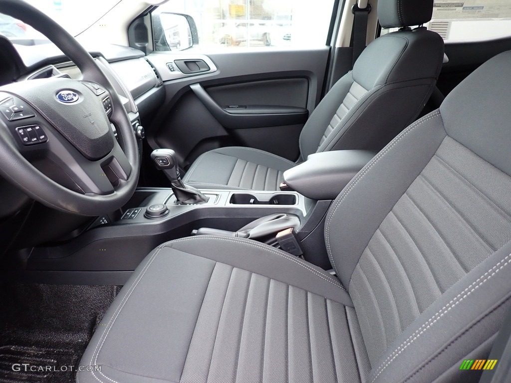 Ebony Interior 2021 Ford Ranger XLT SuperCrew 4x4 Photo #141478637